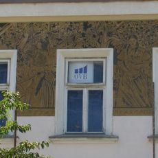 Průčelí domu čp. 339 se sgrafity Jana Kobzáně