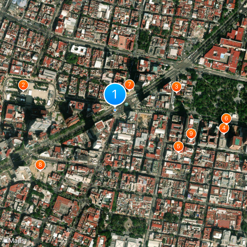 Antimonumento +43 Mapa