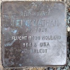 Stolperstein en memoria de Heinz Nathan