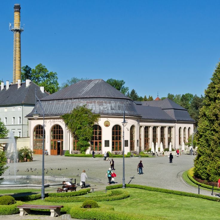 Spa park in Kudowa-Zdrój