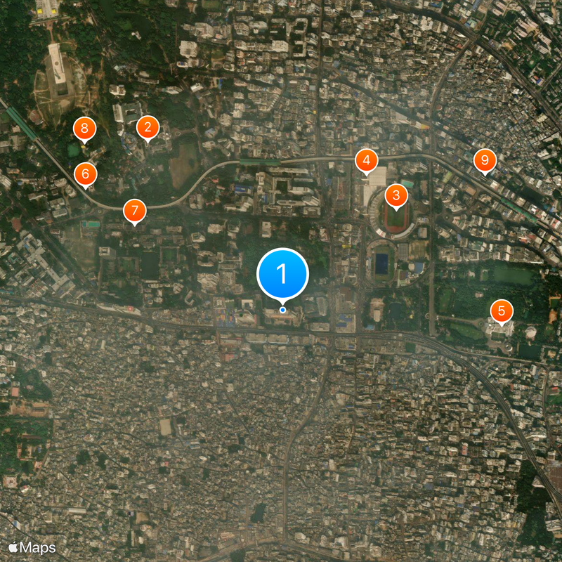 Dhaka South City Corporation Map