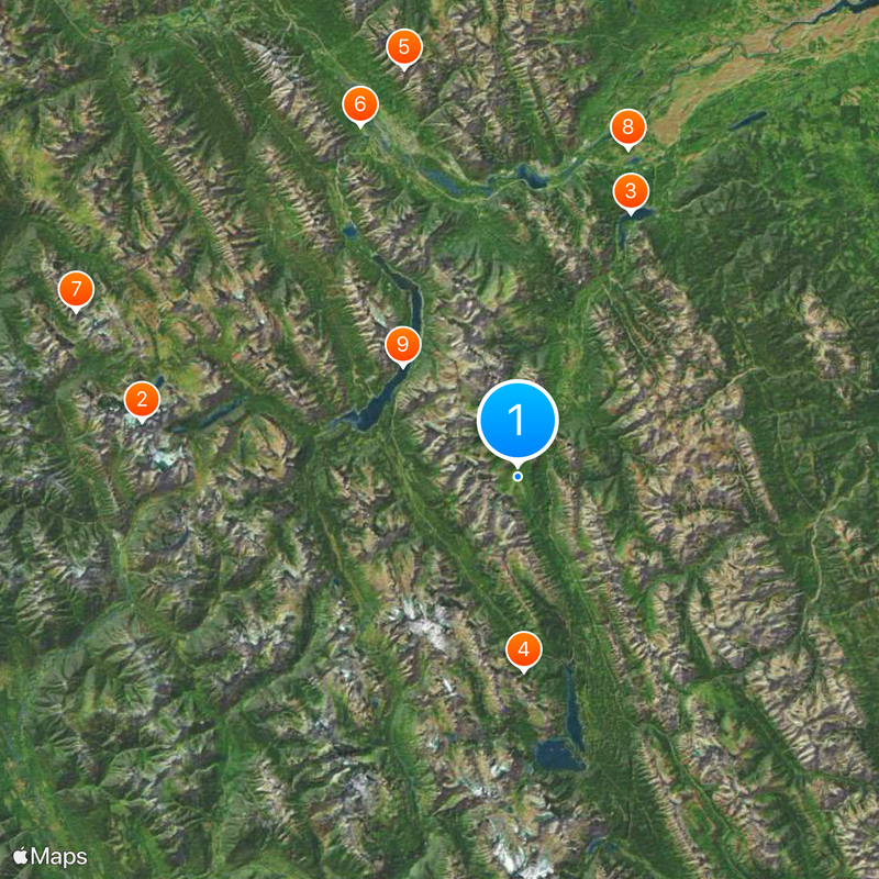Fortress Mountain Resort Map
