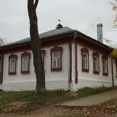 Дом, в котором в 1958 г. жил художник М.П. Крымов (Таруса)