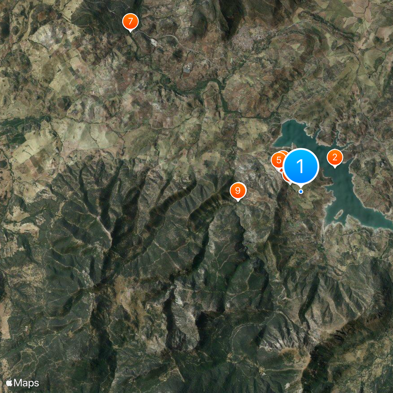 Zahara de la Sierra Map