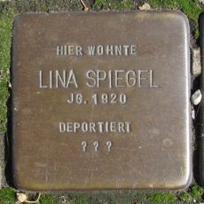 Stolperstein en memoria de Lina Spiegel