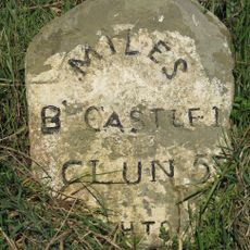 Milestone Approximately 550 Metres South-West Of Junction Of A488 With B4385