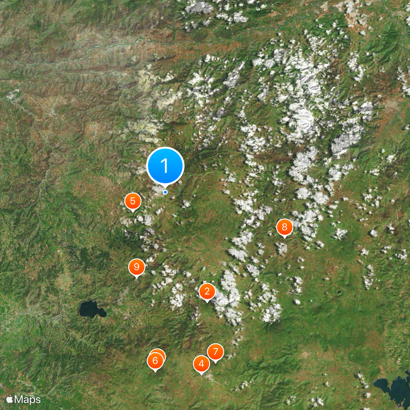 Dipartimento di Jalapa Mappa