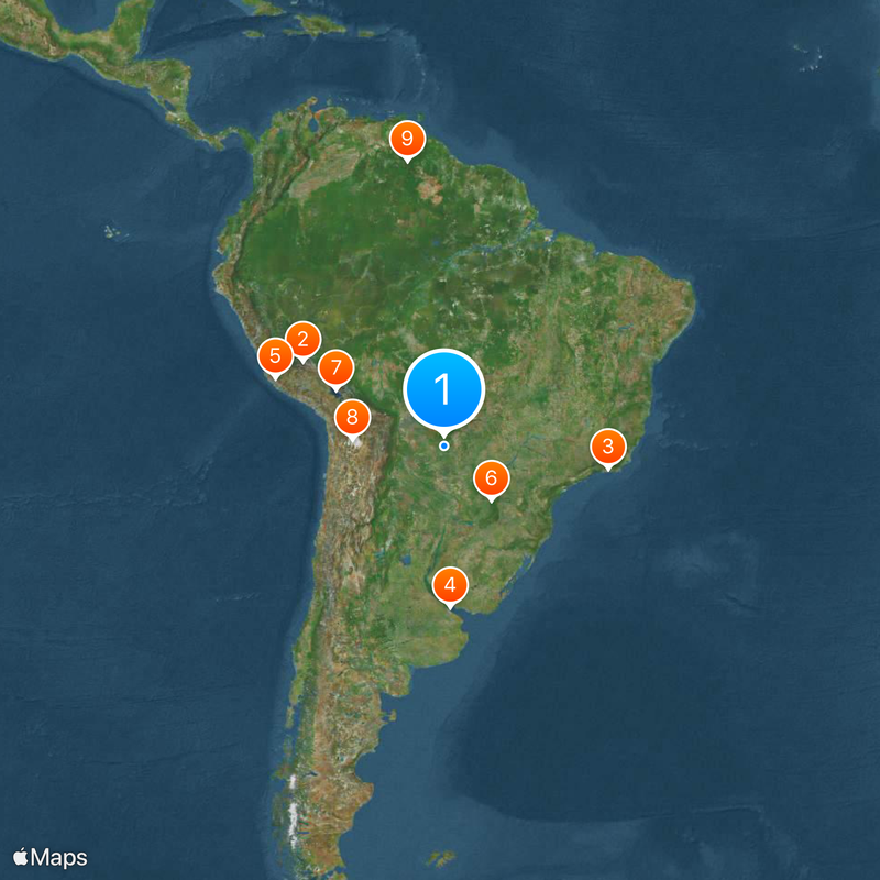 South America Map