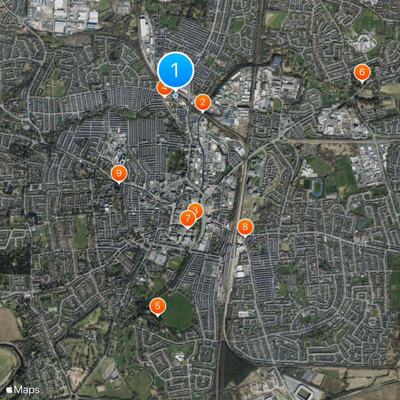 Stockton and Darlington Railway No. 1 “Locomotion” Map