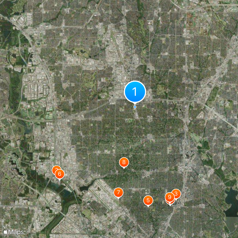 Jesuit College Preparatory School of Dallas Map