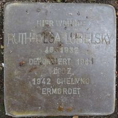 Stolperstein en memoria de Ruth-Olga Lubelsky