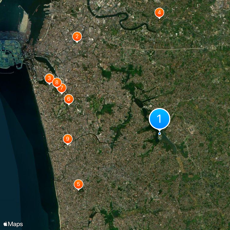 Sri Dźajawardanapura Kotte Mapa
