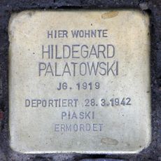 Stolperstein em memória de Hildegard Palatowski