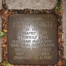 Stolperstein en memoria de Joseph Fidelius Schnetz