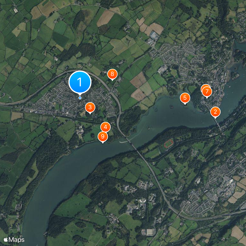 Llanfairpwllgwyngyll Map
