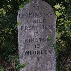 Milestone, Baron's Cross Road, just W of new Morrison's supermarket roundabout
