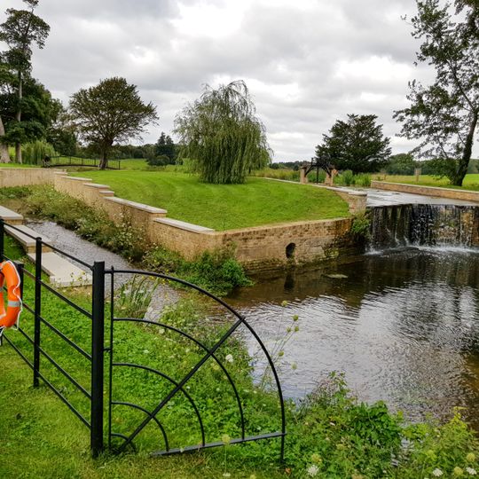 Casade, Weir And Sluice On River Beane About 30 Metres North Of Drive