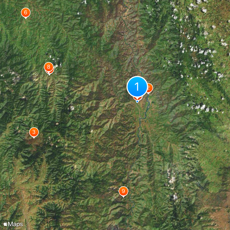 Santa Fe de Antioquia Map