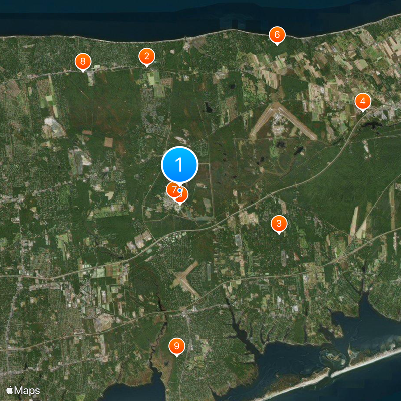 Brookhaven National Laboratory Map