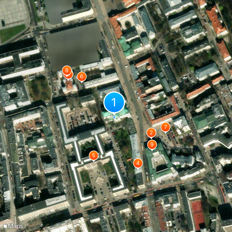 Holy Cross Church Map