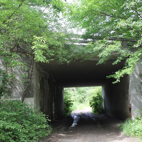 Highway bridge east of Zástřizly