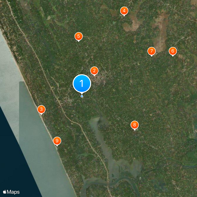 St. Thomas Syro-Malabar Catholic Church, Palayur Carte