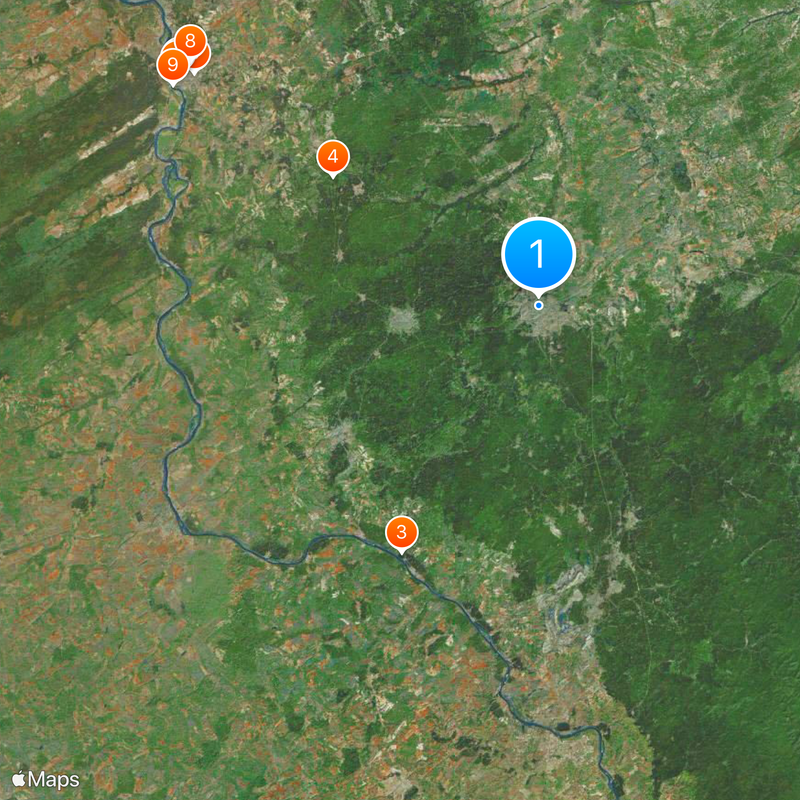 Anzhero-Sudzhensk Map