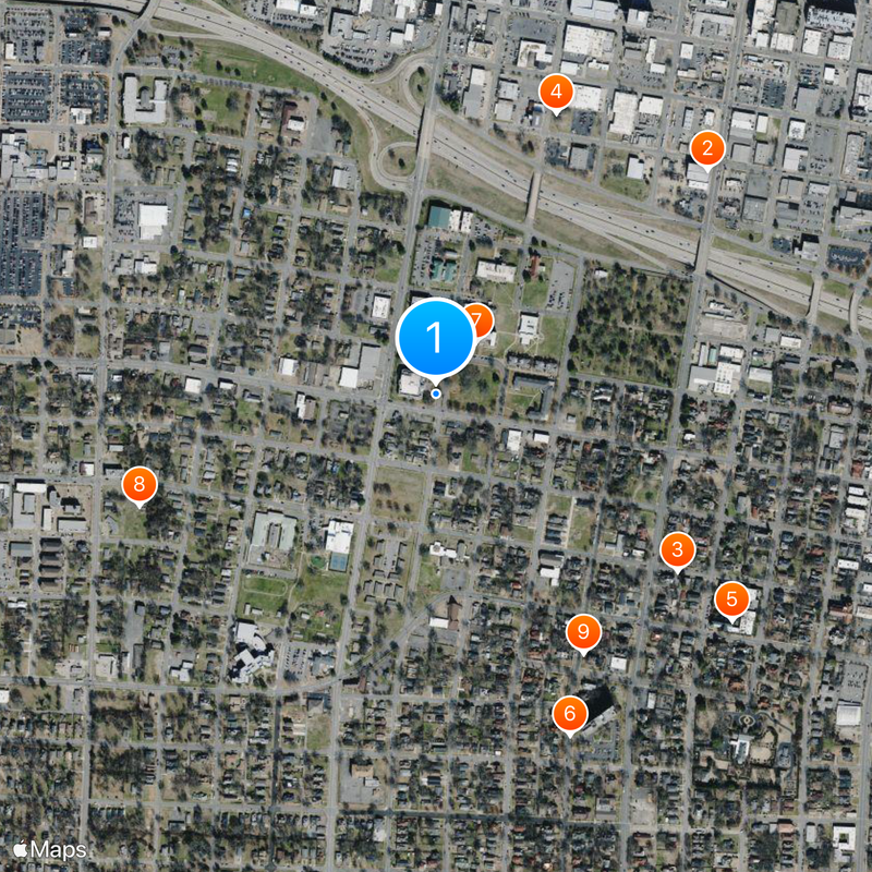 Philander Smith University Map