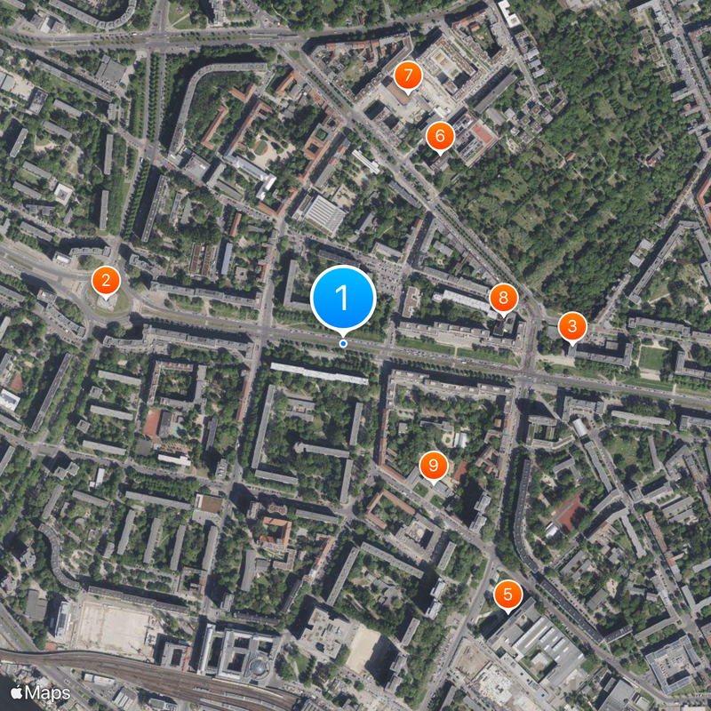 Karl-Marx-Allee Map