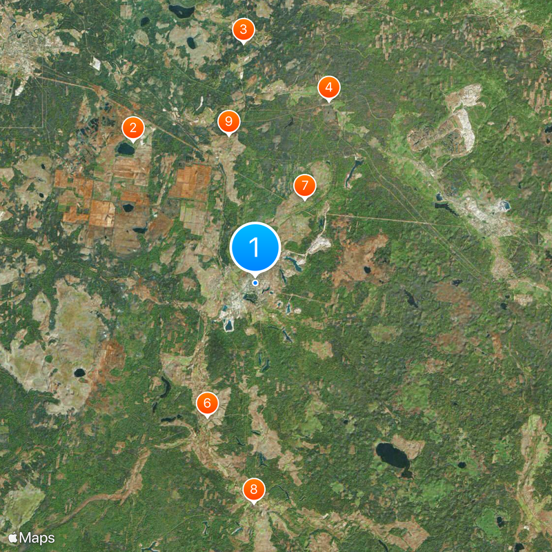 Boksitogorsk Map