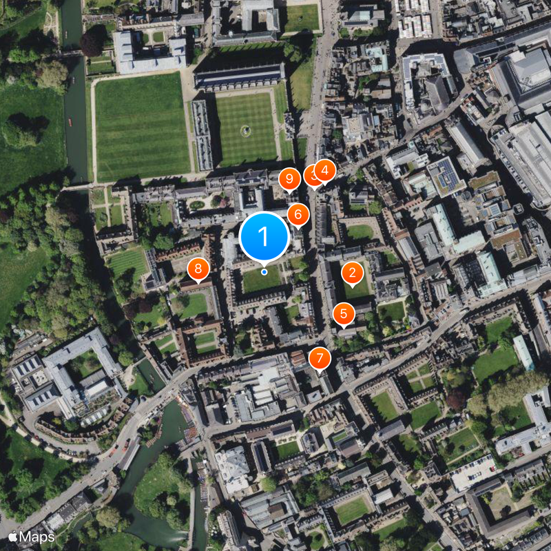 St Catharine's College Mappa