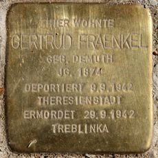Stolperstein dedicated to Gertrud Fraenkel