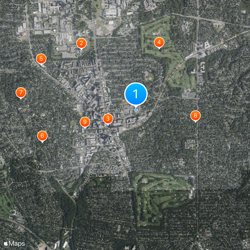 Bethesda-Chevy Chase High School Map