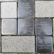 Stolperstein à la mémoire de Marga Spiegel