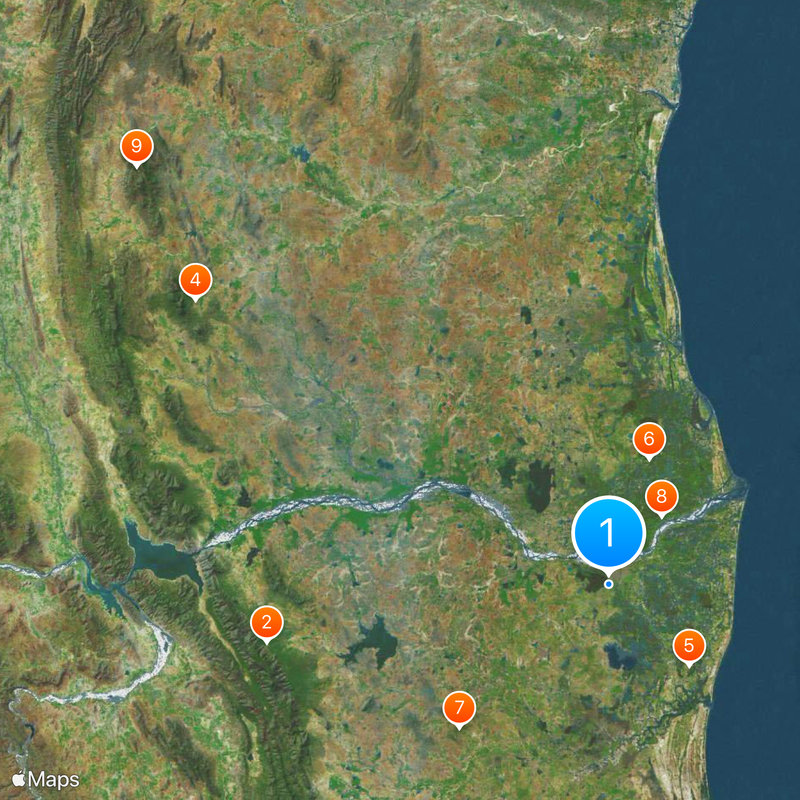 Distretto di Nellore Mappa
