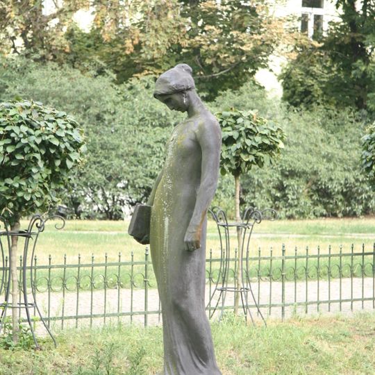 Socha Inteligence na Lyčkově náměstí