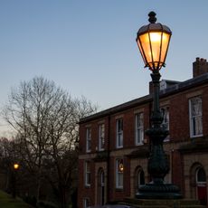 Set Of 4 Ornamental Lamps At North Entrance To Avenham Walk