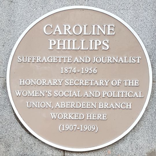 Targa commemorativa per Caroline Philips