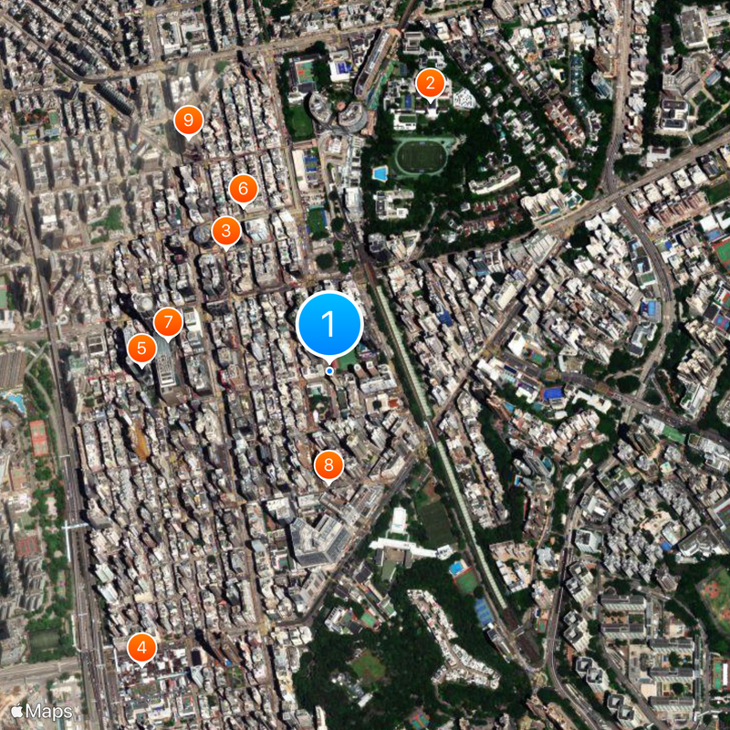 Macpherson Stadium, Hong Kong Map