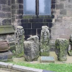 Early medieval sculptural fragments in St Mary's churchyard