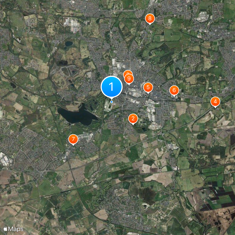 Leigh Sports Village Map