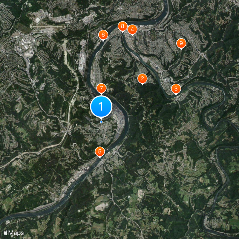 Clairton Map