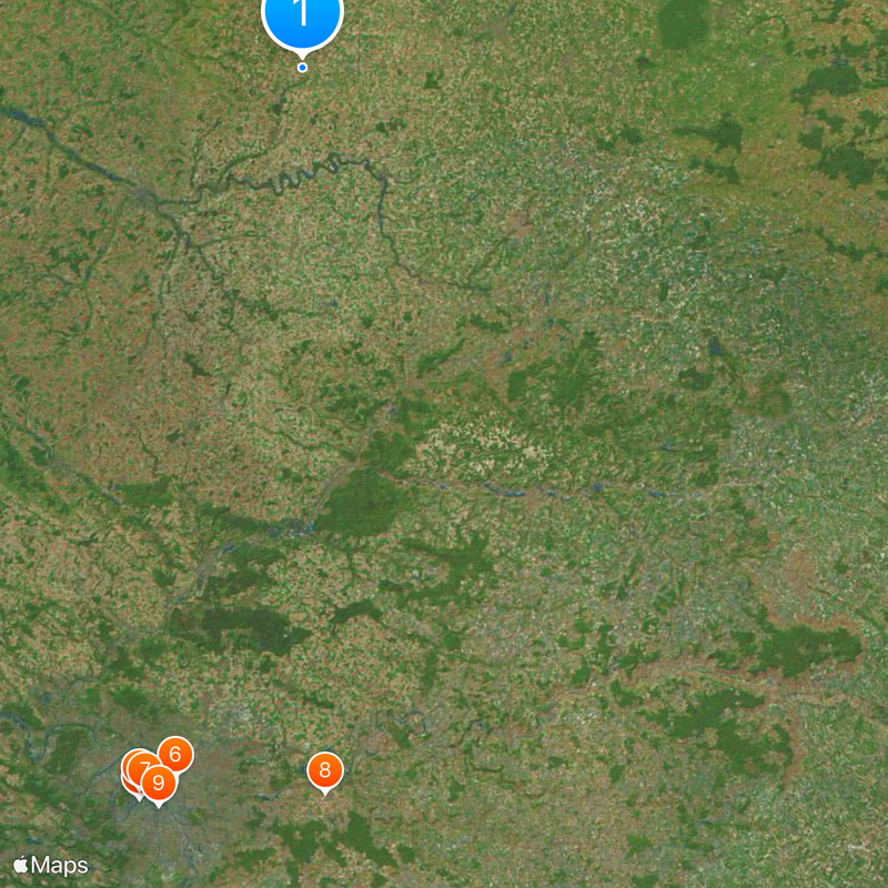 Hauts-de-France Mapa
