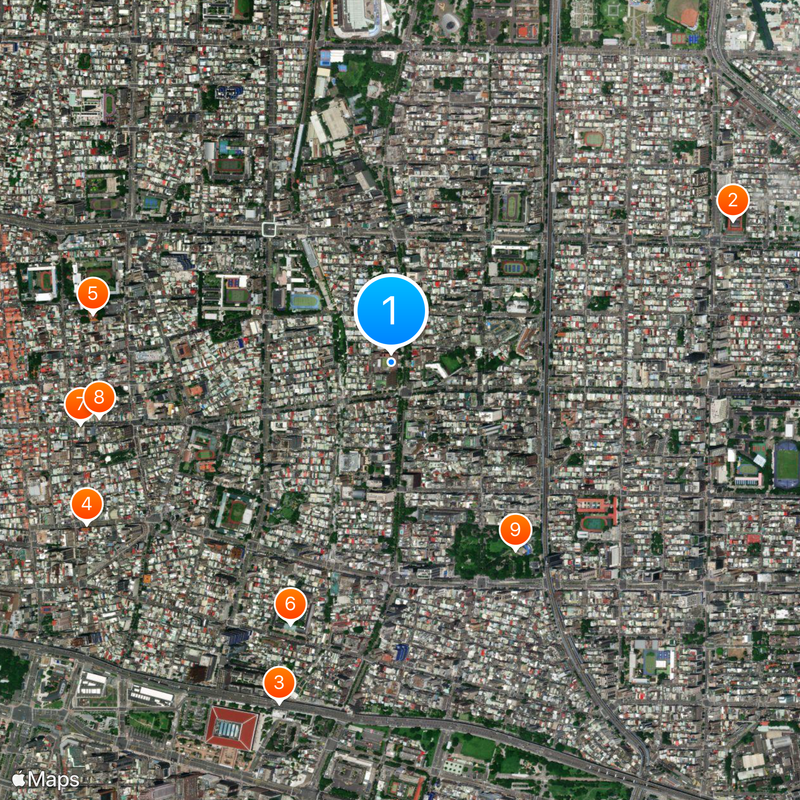 Mackay Memorial Hospital Map