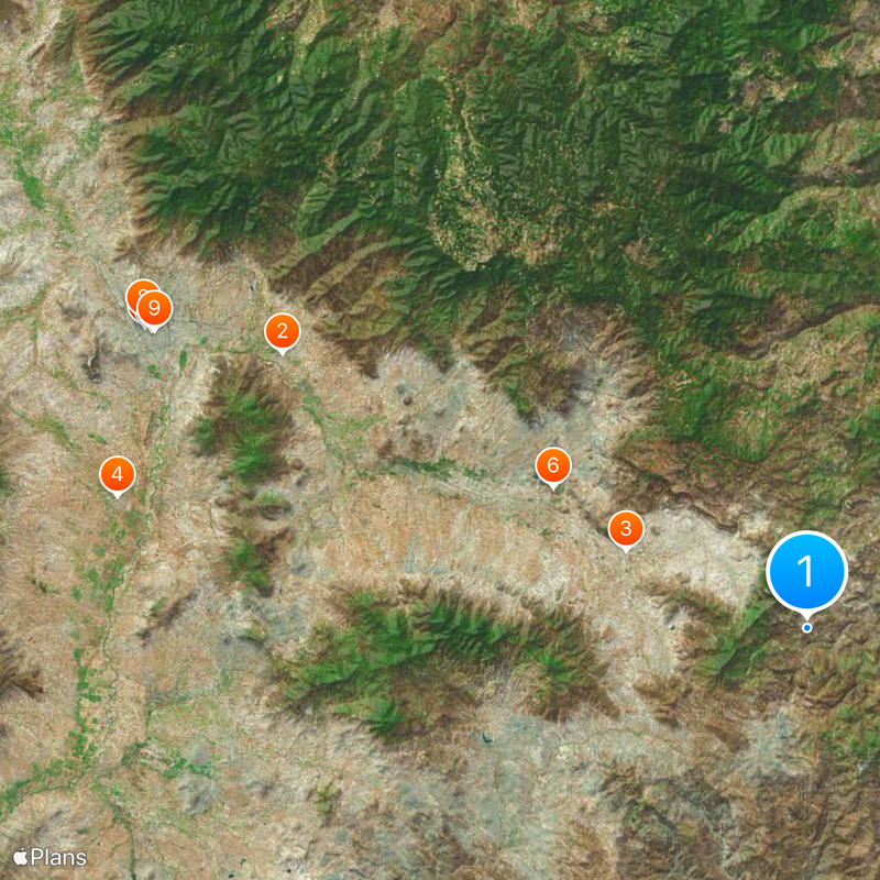 Hierve el Agua Carte