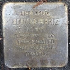 Stolperstein dedicated to Eduard Hertz