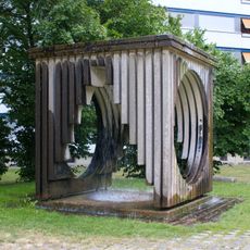 Willy Liechti memorial fountain