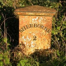Milepost, 150m S of Red Post Junction