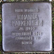 Stolperstein dedicated to Johanna Falkenheim