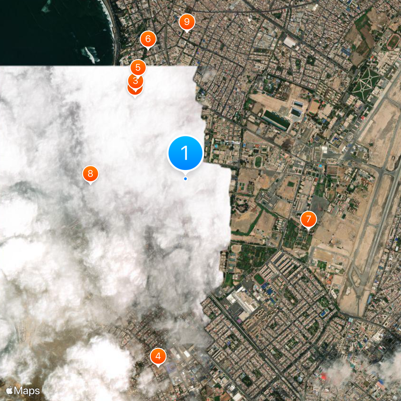 Chorrillos Military School Map